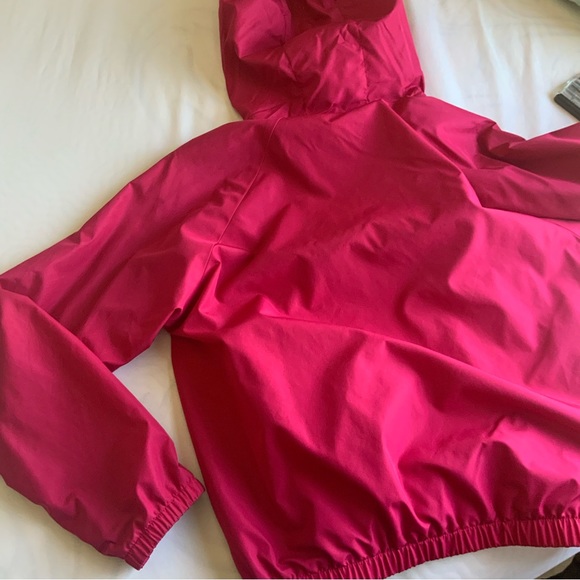 UNIQLO Pink and Gray Women’s Windbreaker Jacket with Hood - Picture 6 of 6